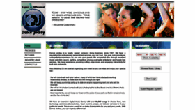 What Dancejockey.com website looked like in 2020 (3 years ago)