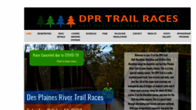 What Desplainesrivertrailraces.com website looked like in 2020 (3 years ago)