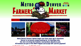 What Denverfarmersmarket.com website looked like in 2020 (3 years ago)
