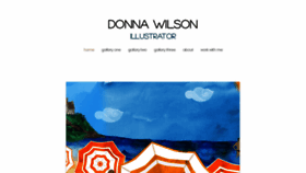 What Donnawilsonstudio.com website looked like in 2020 (3 years ago)