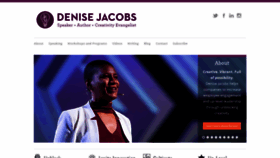 What Denisejacobs.com website looked like in 2020 (3 years ago)