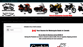 What Dynamiccycleparts.com website looked like in 2020 (3 years ago)