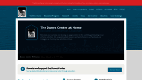 What Dunescenter.org website looked like in 2020 (3 years ago)