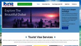 What Duniatourism.com website looked like in 2020 (3 years ago)