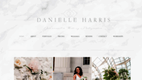 What Danielleharrisphotography.com website looked like in 2020 (4 years ago)