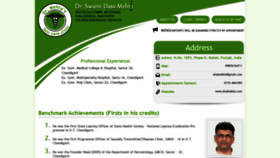 What Drsdmehta.com website looked like in 2020 (3 years ago)