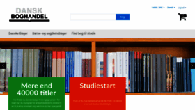 What Danskboghandel.dk website looked like in 2020 (3 years ago)