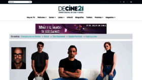 What Decine21.com website looked like in 2020 (4 years ago)