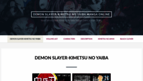 What Demonslayerkny-manga.com website looked like in 2020 (3 years ago)