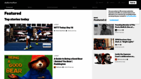 What Dailymotion.com website looked like in 2020 (3 years ago)
