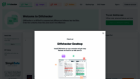 What Diffchecker.com website looked like in 2020 (3 years ago)
