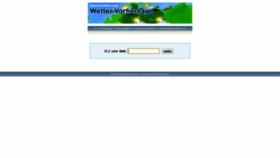 What Donnerwetter.com website looked like in 2020 (3 years ago)