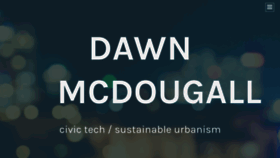 What Dawnmcdougall.com website looked like in 2020 (3 years ago)