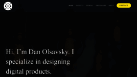 What Danolsavsky.com website looked like in 2020 (3 years ago)