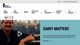 What Dairy.com.au website looked like in 2020 (3 years ago)