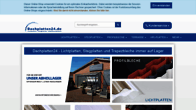 What Dachplatten24.de website looked like in 2020 (3 years ago)