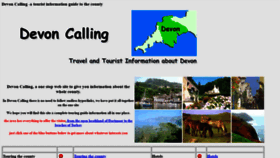 What Devon-calling.com website looked like in 2020 (3 years ago)