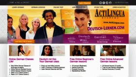 What Deutsch-lernen.com website looked like in 2020 (3 years ago)