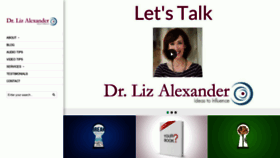 What Drlizalexander.com website looked like in 2020 (3 years ago)