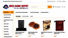 What Dicegamers.com website looked like in 2020 (3 years ago)