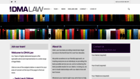 What Dma-law.co.uk website looked like in 2020 (3 years ago)