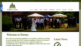 What Dorneycourt.co.uk website looked like in 2020 (3 years ago)