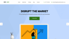 What Disruptthemarket.co.uk website looked like in 2020 (3 years ago)