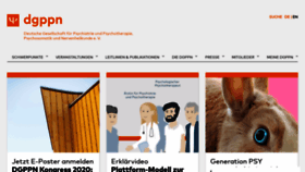 What Dgppn.de website looked like in 2020 (3 years ago)