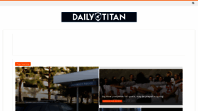 What Dailytitan.com website looked like in 2020 (3 years ago)
