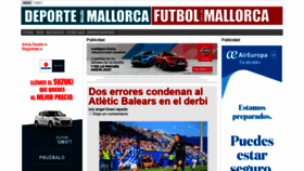 What Deportedesdemallorca.com website looked like in 2020 (3 years ago)