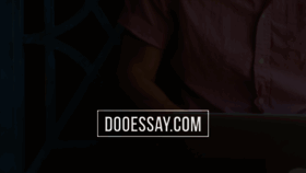 What Dooessay.com website looked like in 2020 (3 years ago)