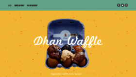 What Dhanwaffle.com website looked like in 2020 (3 years ago)