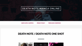 What Death-note-online.com website looked like in 2020 (3 years ago)