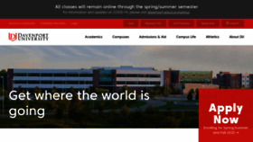 What Davenport.edu website looked like in 2020 (3 years ago)