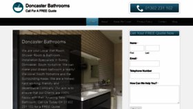 What Doncasterbathrooms.com website looked like in 2020 (3 years ago)
