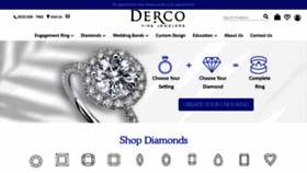 What Dercodiamonds.com website looked like in 2020 (3 years ago)