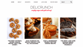 What Delicrunch.co website looked like in 2020 (3 years ago)