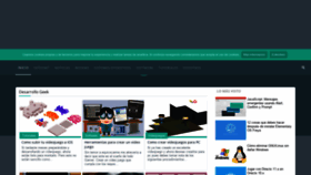 What Desarrollo-geek.net website looked like in 2020 (4 years ago)