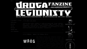 What Drogalegionisty.pl website looked like in 2020 (3 years ago)