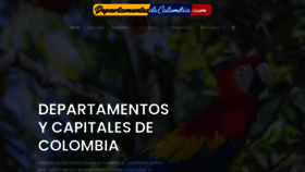 What Departamentosdecolombia.com website looked like in 2020 (3 years ago)
