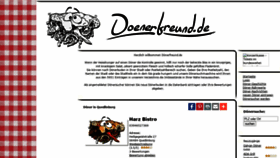 What Doenerfreund.de website looked like in 2020 (3 years ago)