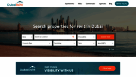 What Dubairent.com website looked like in 2020 (3 years ago)