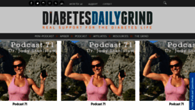 What Diabetesdailygrind.com website looked like in 2020 (3 years ago)