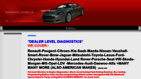 What Diagnostic-wizard.co.uk website looked like in 2020 (3 years ago)
