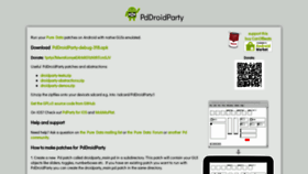 What Droidparty.net website looked like in 2020 (3 years ago)