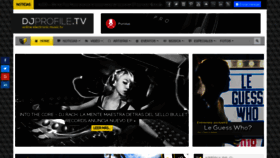 What Djprofile.tv website looked like in 2020 (3 years ago)