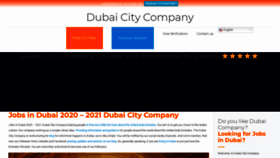 What Dubaicitycompany.com website looked like in 2020 (3 years ago)