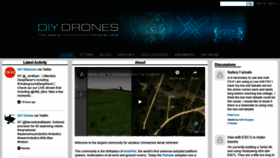 What Diydrones.com website looked like in 2020 (3 years ago)