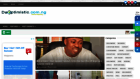 What Daoptimistic.com.ng website looked like in 2020 (3 years ago)