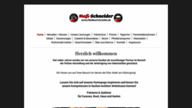 What Diemassschneider.de website looked like in 2020 (3 years ago)